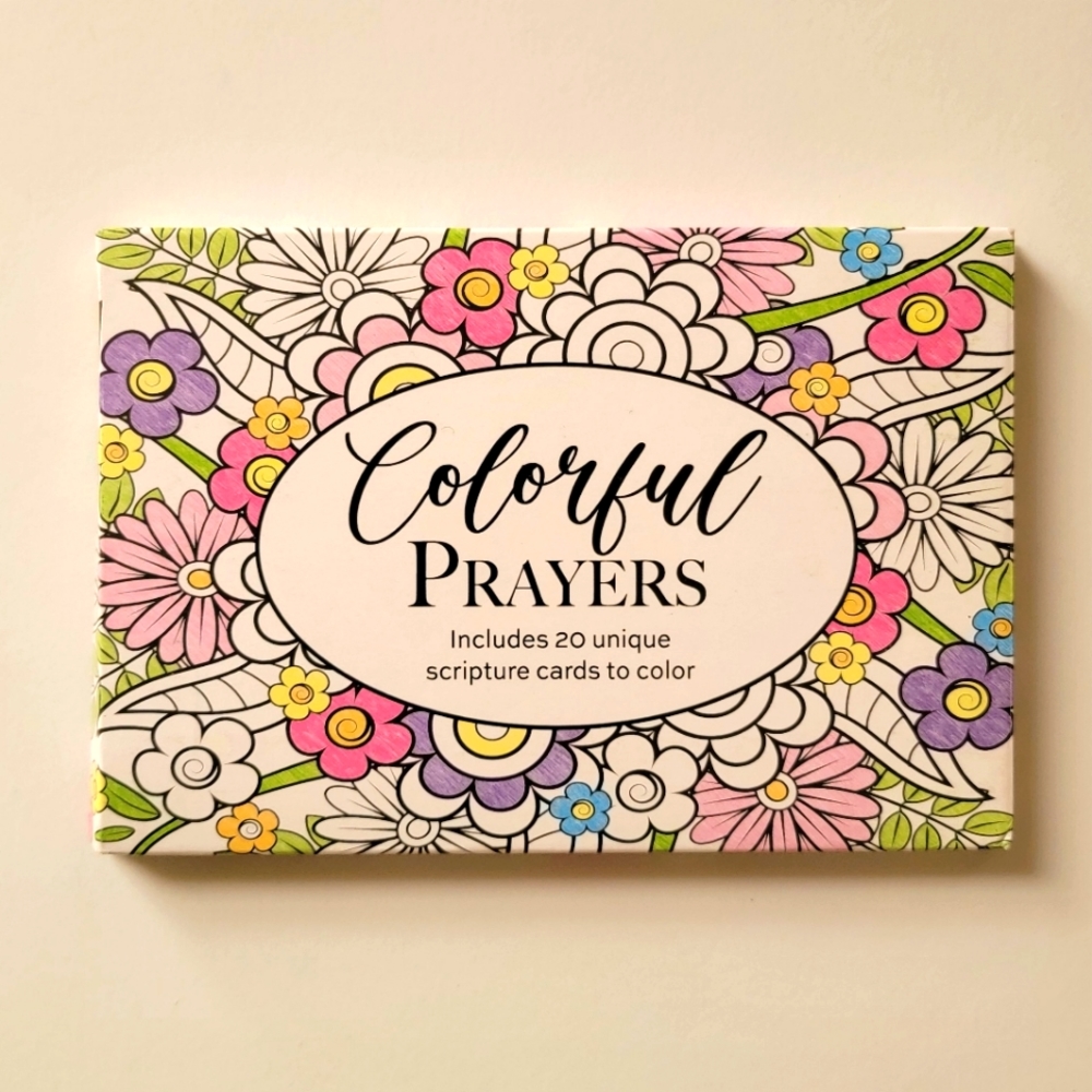 Colorful Prayer Cards- Coloring Cards